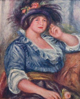 'Girl with a Rose', 1913, (1923). Artist: Pierre-Auguste Renoir.