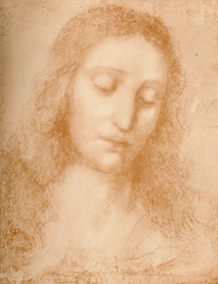 'Head of the Redeemer', c15th century, (1932). Artist: Leonardo da Vinci.