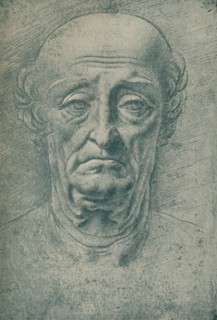 'Head of an Old Man', c15th century, (1932). Artist: Leonardo da Vinci.