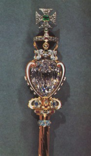 'The head of the Sceptre with the Cross', 1953. Artist: Robert Viner.