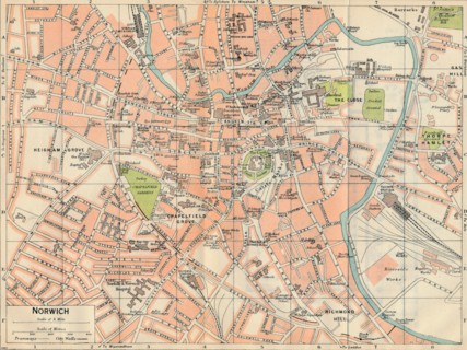 'Norwich', c20th Century. Artist: John Bartholomew.