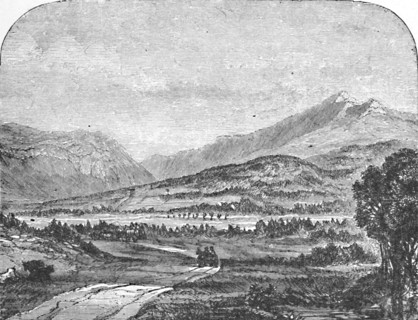 'Franconia Mountains, from Thornton', 1883. Artist: Unknown.