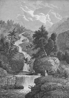 'Silver Cascade, Crawford's Notch', 1883. Artist: Tietze.