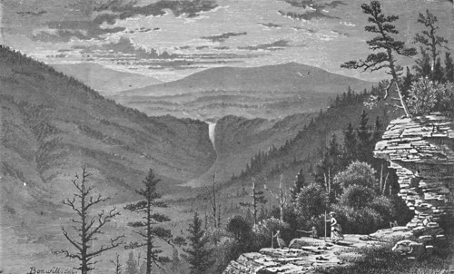 'Sunset Rock, Catskill Mountains', 1883. Artist: Charles E.H Bonwill.