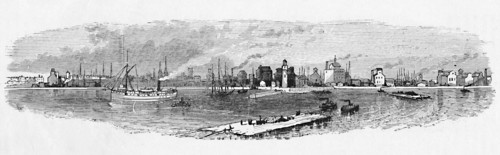 'Buffalo Harbor, from the Breakwater', 1883. Artist: Unknown.