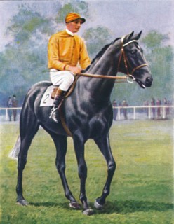 Foray, Jockey: P. Beasley', 1939. Artist: Unknown.