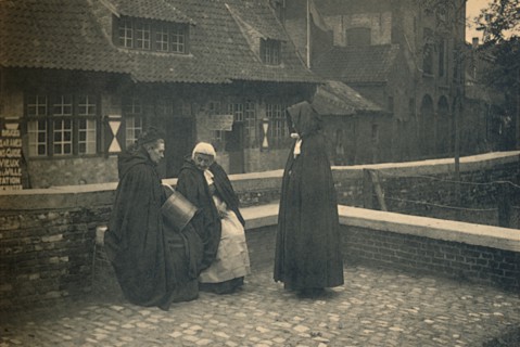 'Behind the Gruuthuse. Types of Bruges', c1910. Artist: Unknown.