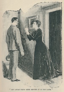 'Get Away From Here Before It Is Too Late', 1892. Artist: Sidney E Paget.