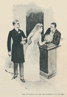 'The Gentleman In The Few Handed It Up To Her', 1892. Artist: Sidney E Paget.