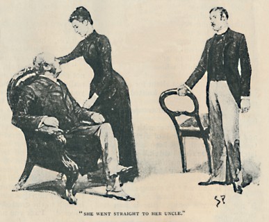 'She Went Straight To Her Uncle', 1892. Artist: Sidney E Paget.