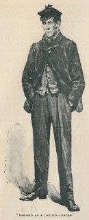 'Dressed As A Common Loafer', 1892. Artist: Sidney E Paget.