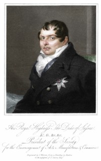 'His Royal Highness the Duke of Sussex', 19th century.  Artist: C Warren.