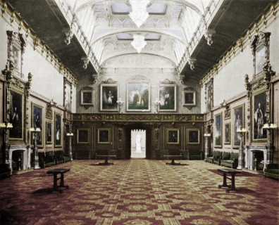 'The Waterloo Chamber Windsor Castle', c1899, (1901). Artist: Eyre & Spottiswoode.
