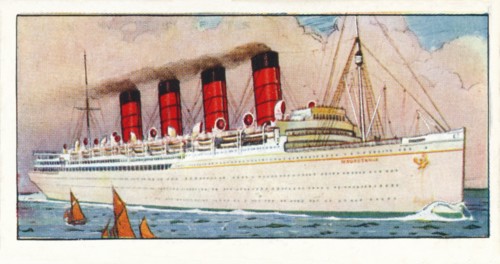 'R.M.S. Mauretania, 1937. Artist: Unknown.
