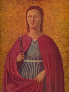 'Saint Apollonia', c1455-1460. Creator: Piero della Francesca.