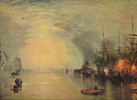 'Keelmen Heaving in Coals by Moonlight', 1835. Artist: JMW Turner.