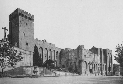 'Avignon - Popes Palace', c1925. Artist: Unknown.