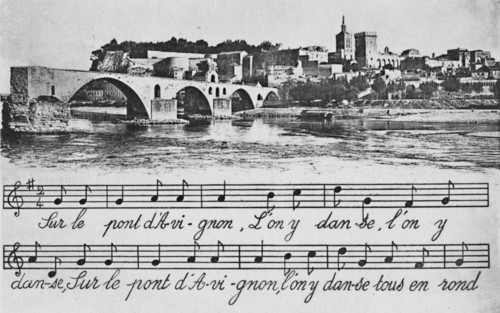 'Avignon. - St-Benezet Bridge', c1925. Artist: Unknown.
