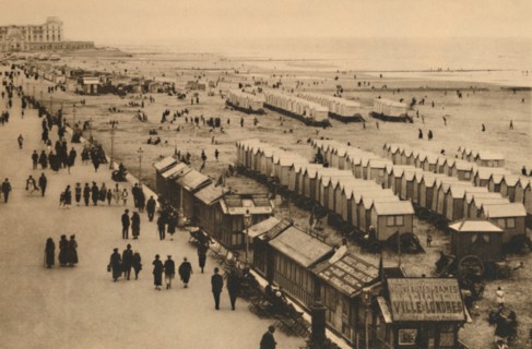 'View of the Esplanade towards the Palace Hotel and Cabins',  c1928. Artist: Unknown.