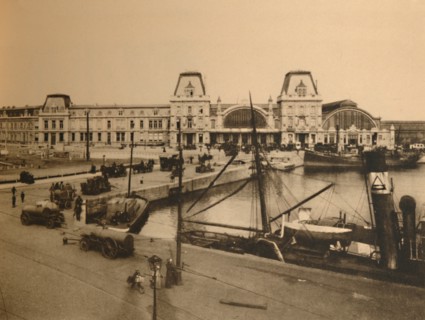 'The Harbour Station',  c1928. Artist: Unknown.