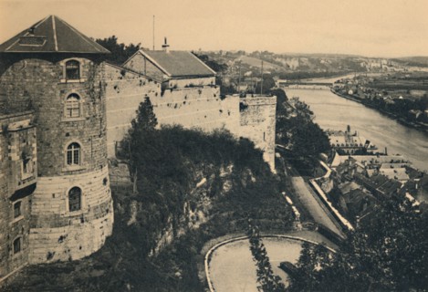 'La Tour de la Citadelle et Panorama de la Meuse', c1900. Artist: Unknown.