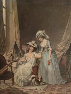 'L'Aveu Difficile', (Difficult Confession), 1787, (1913). Artist: Jean Francois Janinet.