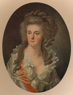 'Princess Frederica Sophie Wilhelmine of Prussia, Wife of William V, Prince of Orange', 1770, (1913) Artist: Charles-Melchior Descourtis.