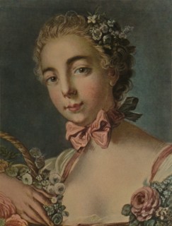 'La Tete De Flore (Madame Deshayes)', 1769, (1913). Artist: Louis Marin Bonnet.
