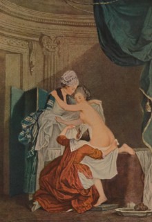 'Le Bain', (The Bath), c1770-1810, (1913). Artist: Nicolas-Francois Regnault.