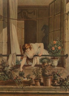 'La Jardiniere', (Gardening), c1790s, (1913). Artist: Antoine Le Picard de Phelippeaux.