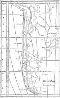 'Map of Chile', 1911. Artist: Unknown.
