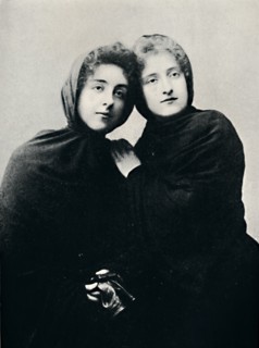 'Chilian Ladies in Church Attire (Manto)', 1911. Artist: Unknown.
