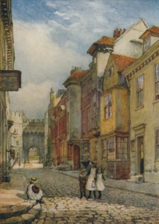 'Church Street, Looking North', c1900. Artist: William Biscombe Gardner.
