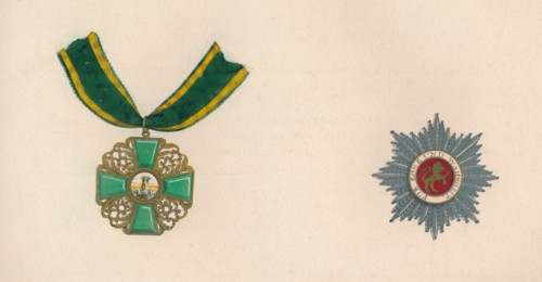'The Order of the Lion of Baden (Golden Lion of Daringen)', c19th century. Artist: Unknown.