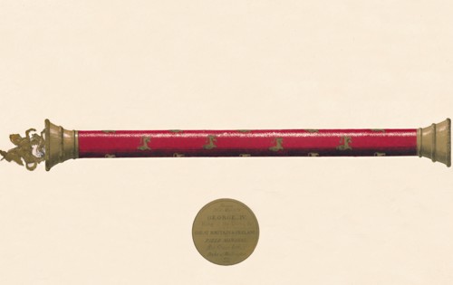 'Wellington?s Field Marshal?s Baton', c19th century. Artist: Unknown.