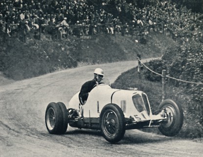 'Whitney Straight (Maserati) breaks the record, 1934', 1934, (1937). Artist: Unknown.