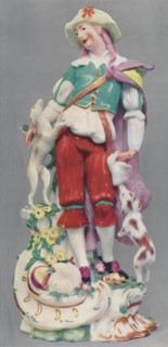 'Porcelain figure. Chelsea, about 1760', c1759-1769. Artist: Chelsea factory.