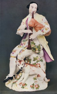 'Porcelain figure marked WD-CO. Derby, about 1760', c1760. Artist: Unknown.
