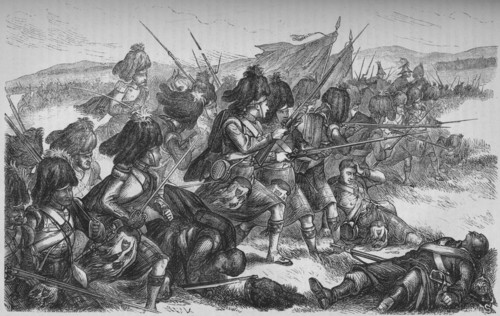 'Advance of the Highlanders at the Alma', c1880. Artist: Unknown.