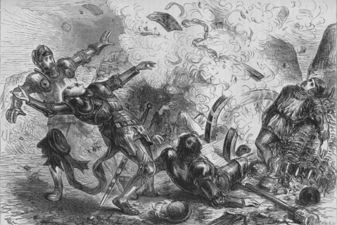 'Death of James II. of Scotland', c1880. Artist: Unknown.
