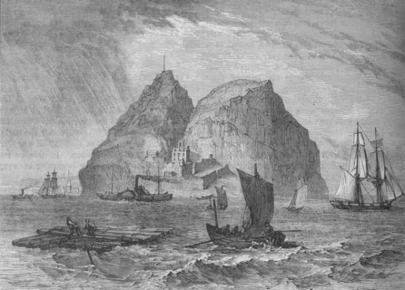 'Dumbarton Castle', c1880. Artist: Unknown.