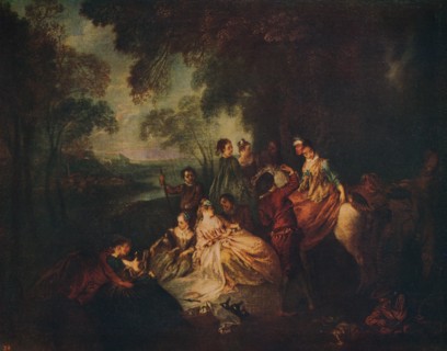 'Fête Champetre', c1722, (c1915). Artist: Jean-Baptiste Pater.