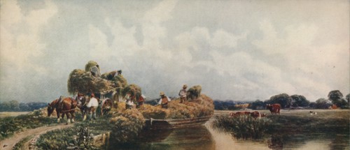 'Roman Canal, Lincolnshire', c1840, (c1915). Creator: Peter de Wint.