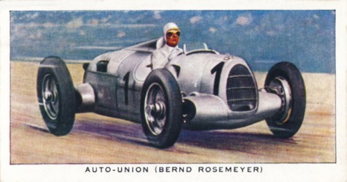 'Auto-Union (Bernd Rosemeyer)', 1938. Artist: Unknown.