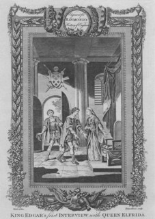 'King Edgar's first Interview with Queen Elfrida', c1787. Artist: Unknown.