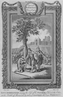 'King Athelstan saving the Life of his Father, Edward the Elder at the Battle of Sherwood', c1787. Artist: Unknown.