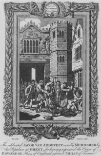 'The celebrated Jacob Van Ardevelt cruelly murdered by the Populace at Ghent', c1787. Artist: Unknown.