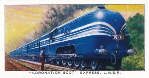 Coronation Scot Express, L.M.S.R., 1938. Artist: Unknown.