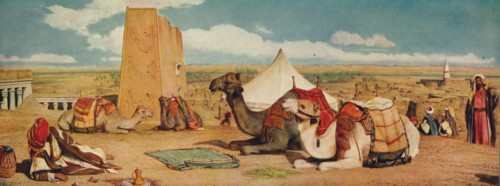 'Edfou: Upper-Egypt', 1860, (c1915). Artist: John Frederick Lewis.