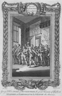 'George Villiers, Duke of Buckingham, the great Favourite of Charles I, stabbed', c1787. Artist: Unknown.